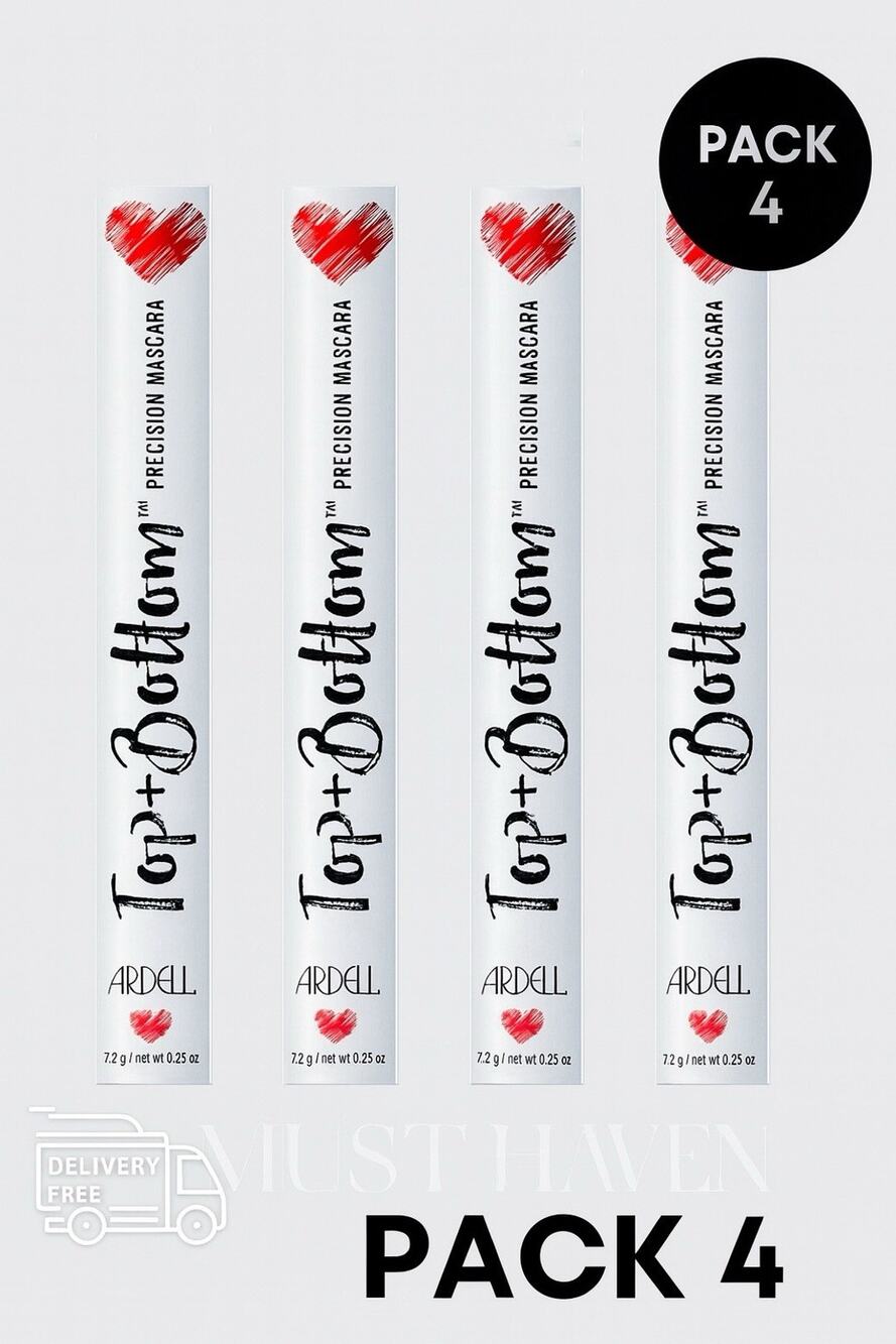 Ardell Top + Bottom Precision Mascara .25 Oz Dual Ended Lashes In Ebony